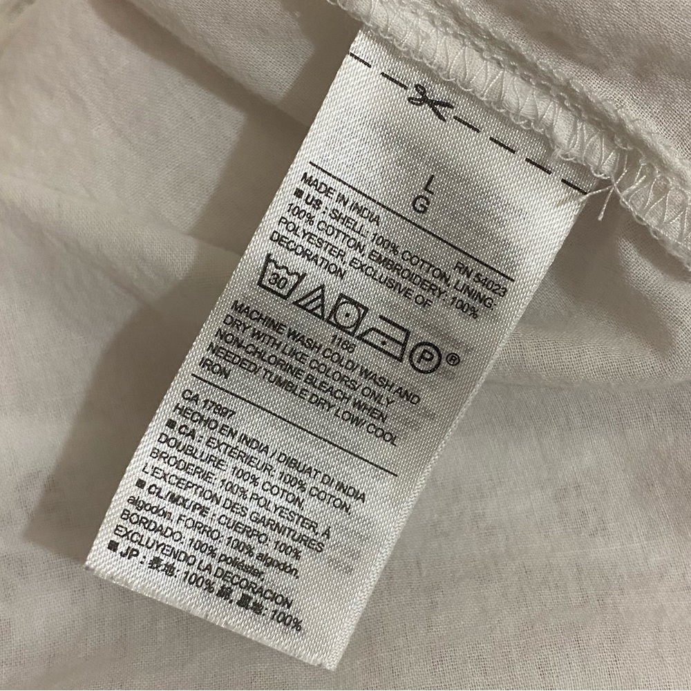 ☀️ White Sun Dress - Old Navy - Size L - Picture 5 of 5